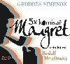 5X KOMISA MAIGRET - CD - Simenon Georges, Hrunsk