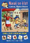 Lenka, Filip a Brok na farmě - Obrázkové čtení se samolepkami - Lenia Major