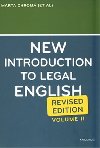 New Introduction to Legal English II. - Sean W. Davidson,Jana Dvokov,Marta Chrom