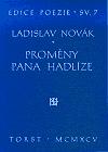 Promny pana Hadlze - Ladislav Novk