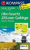 Oberlausitz Zittauer Gebirge mapa Kompass 1:50 000 slo 811 - Kompass