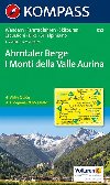 Ahrntaler Berge - I Monti della Valle Aurina - mapa Kompass 1:25 000 slo 082 - Kompass