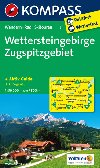 Wettersteingebirge Zugspitzgebiet mapa Kompass 1:50 000 slo 5 - Kompass