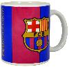 Hrnek keramick - FC Barcelona/pruhovan se znakem - neuveden
