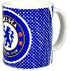 Hrnek keramick - FC Chelsea/modr znak Bullseye - neuveden