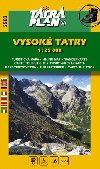 Vysoké Tatry - mapa 1:25 000 Tatraplan číslo 2502 - Tatraplan