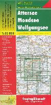 Attersee, Mondsee, Wolfgangsee mapa Freytag a Berndt 1:35 000 číslo WK5282 - Freytag a Berndt
