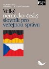 Velk nmecko-esk slovnk pro veejnou sprvu - Fritz Schnabel; Antonn Kaa