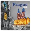 Praha ernobl - Kalend poznmkov 2018 - 30 x 30 cm - Presco Group