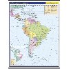 Jin Amerika - koln nstnn politick mapa 1:10 mil./96x126,5 cm - neuveden
