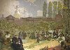 Pohled Alfons Mucha - Bratrsk kola v Ivanicch, krtk (Slovansk epopej) - neuveden