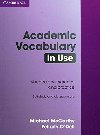 Academic Vocabulary in Use: with answers - McCarthy Michael