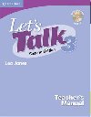 Lets Talk 3 Teachers Manual with Audio CD - Jones Leo