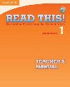 Read This! Level 1 Teachers Manual with Audio CD - Mackey Daphne