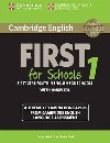 Cambridge English First 1 for Schools for Revised Exam from 2015 Student´s Book with Answers: 1 - kolektiv autorů