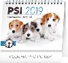 Kalend stoln 2019  - Psi - se jmny ps, 16,5 x 13 cm, 16,5 x 13 cm - Presco