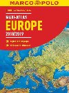 Europe - Evropa 2018/19 maxi atlas 1:750 000 - Marco Polo