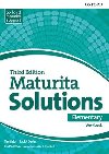 Maturita Solutions 3rd Edition Elementary Workbook Czech Edition - Falla Tim, Davies Paul A.
