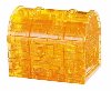 Pokladnika truhla s klem: 3D Crystal puzzle 52 dlk - neuveden
