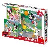 Mickey a Minnie sportovci: puzzle 3x55 dlk - neuveden
