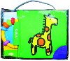 Látková kniha s chrastítkem Žirafa - 
