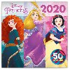 Kalend poznmkov 2020 - Princezny, s 50 samolepkami, 30  30 cm - Presco