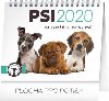 Kalend stoln 2020 - Psi - se jmny ps, 16,5  13 cm - Presco