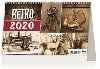 Kalend stoln 2020 - Retro - Helma