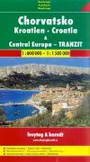 Chorvatsko - Stedn Evropa - Tranzit - Automapa 1:600 000 - Freytag a Berndt
