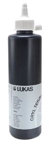 LUKAS akrylov barva TERZIA - Ivory black 500 ml - neuveden