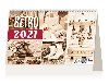 Kalend 2021 stoln: Retro 226x139 mm - Helma