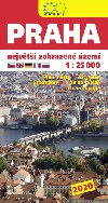 Praha pln msta 1:25 000 - nejvt zobrazen zem (2020) - aket