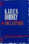 Final Lectures - Horney Karen