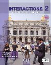 Interactions 2 - Niveau A1.2 - Livre de lleve + DVD Rom - Crpieux Gal