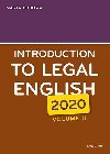 Introduction to Legal English (2020) Volume II - Chrom Marta