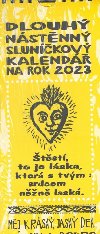Dlouhý nástěnný sluníčkový kalendář na rok 2023 - Honza Volf