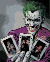 Malovn podle sel 40 x 50 cm Batman - Joker a karty - neuveden