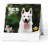 Stolní kalendář - IDEÁL - Pes - věrný přítel s psími jmény 2023 - Baloušek