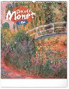 Claude Monet 2024 - nástěnný kalendář - Presco