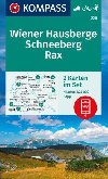 Wiener Hausberge, Schneeberg, Rax 1:25 000 / sada 2 turistickch map KOMPASS 228 - neuveden, neuveden