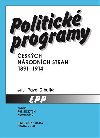 Politick programy eskch nrodnch stran 1891-1914 - Pavel Cibulka