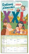 Rodinný plánovací XXL 2024 - nástenný kalendár - 