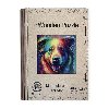 Dřevěné puzzle Multicolored Labrador A4 - 