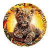 Devn puzzle Mal roztomil leopard 250 dlk EKO - 