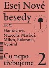 Esej Nov besedy 2 - Co nepotebujeme - Tereza Hadravov,Miroslav Marcelli,Jn Marko,Jakub Rkosnk,Zbynk Vybral