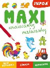 Maxi omalovnky - jemn motorika, zbava, kreativita - Infoa