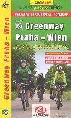 Praha - Wien 1:110 000 mapa dlkov cyklotrasy Greenway - ShoCart