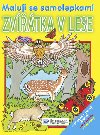 Zvtka v lese maluji se samolepkami - 