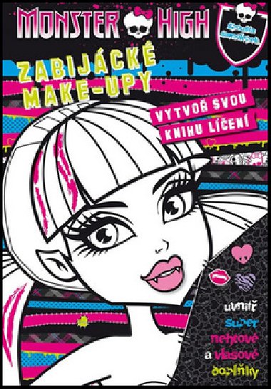 Monster High - Zabijck Make-upy - Vytvo svou knihu len - Mattel