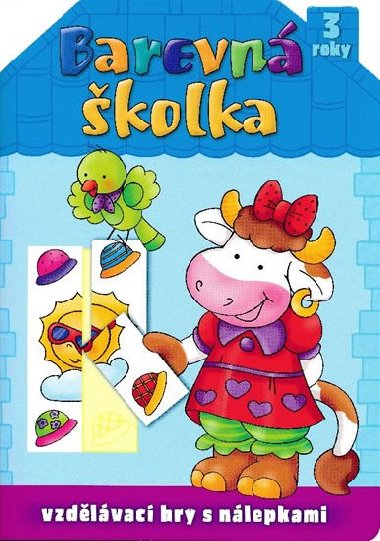 Barevn kolka - 3 roky - Vzdlvac hry s nlepkami - Aksjomat